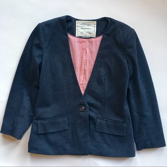 Anthropologie Jackets & Blazers - Anthropologie Cartonnier Sans Collar Blazer Size S